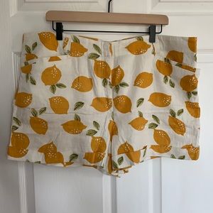 Linen shorts